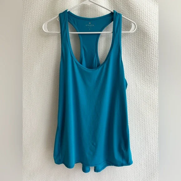 Athleta Chi Women’s Blue Tank Top Size: Large - Picture 1 of 7